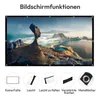 Beamer Leinwand 120 Zoll Projektionsleinwand 16: 9 HD Produktbild-Vorschau 11