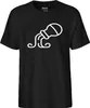 Huuraa Herren T-Shirt Wassermann Sternzeichen Symbol M Produktbild-Vorschau 2