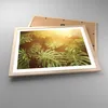 Gerahmtes Poster - Rahmen in heller Eiche - Blätter Produktbild-Vorschau 3