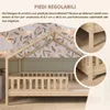 Crazy Pine Letto a Casetta 140x200 cm – Letto da Pavimento Anteprima dell’immagine prodotto 5