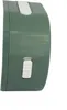 Side view of a green alarm clock with two white switches. Produktbild-Vorschau