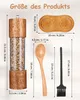 2 Salz- und Pfeffermühlen aus Holz, Gewürzmühle mit Produktbild-Vorschau 2