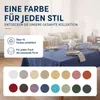Leinen Tischdecke 110x140 cm eckig blau Produktbild-Vorschau 7