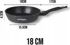 Malá žulová pánev 18 cm "voštinová" indukční plynová 0,8 l Náhled obrázku produktu 5