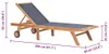 vidaXL Sonnenliege Klappbar mit Rädern Teak Massivholz und Produktbild-Vorschau 8