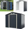Capanno per attrezzi COSTWAY in metallo esteso-213x127x195 Anteprima dell’immagine prodotto 1