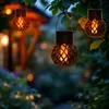 Solar Mini Hängeleuchten 9 x 7 cm mit Flammeneffekt - 6er Produktbild-Vorschau 4