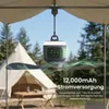 Ventilatore da campeggio XL Ø45 cm con luce, batteria Anteprima dell’immagine prodotto 4