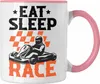 Trendation - Go Kart Fahrer Tasse Geschenk Eat Sleep Race Produktbild-Vorschau 1