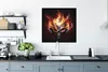 MuchoWow® Poster Eine Illustration eines flammenden Produktbild-Vorschau 3