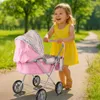 Malplay Puppenwagen klappbar Tiefer verstellbares Visier Produktbild-Vorschau 8