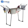 A KADAX clothes drying rack with laundry on it, set against a white background. Produktbild-Vorschau