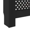 vidaXL Obudowa grzejnika z płyty MDF czarna 78 cm Podgląd zdjęcia produktu 14