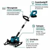 4-in-1 Akku Rasentrimmer 21V, Leicht & Kraftvoll, mit 2 Produktbild-Vorschau 3