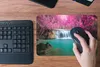 MuchoWow® Mauspad Mousepad Wasserfall - Baum - Rosa - Natur Produktbild-Vorschau 4