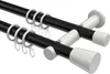 Interdeco Gardinenstange / Vorhangstange Schwarz / Weiß, Produktbild-Vorschau 1