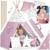 Nukido 740023 Kindertent met lichtjes - roze met sterren Productafbeelding-voorbeeld 18