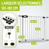 BOMI® Barrière de sécurité bébé 63–251 cm sans perçage – À Voir les images du produit 2