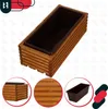 KOTARBAU® Fioriera in legno 44x20cm con vaso interno Anteprima dell’immagine prodotto 5