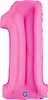 Ballon 100 Cm, Farbe Fuksia, Menge: 1 Produktbild-Vorschau 2