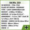 Cobi Hc Wwii Sd.kfz.222 502Kl 2657 Náhled obrázku produktu 13