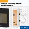 Exquisit Mikrowelle MW 900-030G weiss | Grill | max. 1000 W Produktbild-Vorschau 6