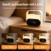 LED-Lichtwecker, Digitaler Wecker mit 2000 mAh Akku, 3 Produktbild-Vorschau 3