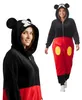 Onesie Kigurumi Pyžamo Mickey Mouse Převlek Kostým XL: 175 Náhled obrázku produktu 1