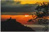 ARTland Leinwandbild Sonnenuntergang San Sebastian Donostia Produktbild-Vorschau 1