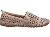 Gemini Damen Slipper Leder Mokassin floral Blumen Cutouts Produktbild-Vorschau 9