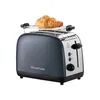A toaster with a croissant on top, set against a white background. Voir les images du produit