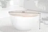Konferenční stolek 60 cm, dřevěný designový stolek, moderní Náhled obrázku produktu 9