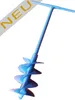 Erdbohrer 200mm 20cm - 1m lang pulverbeschichtet Produktbild-Vorschau 1