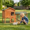 Dvoupatrová králíkárna Wiltec 1470 x 520 x 855 mm, Náhled obrázku produktu 6