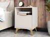 Comodino XELA - beige sabbia Anteprima dell’immagine prodotto 1