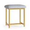 Mondeer Schminktisch-Hocker mit Metallrahmen & Technikstoff Produktbild-Vorschau 1