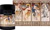 A cylindrical puzzle box with four framed images of women representing the seasons, placed next to the four individual framed images. Voir les images du produit