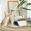 Pawhut PawHut Kratzbaum Spielbaum mit Ball Katzen Kratzbaum Produktbild-Vorschau 12