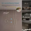 doporro Lampadario a Sospensione LED 100cm, Lampada Lineare Anteprima dell’immagine prodotto 4