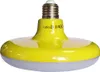 Gelbe Glühbirne mit geflochtenem Kabel Ufo E27 15W Produktbild-Vorschau 3