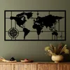 Wallity, World Map 9-L, Dekoratives Wandaccessoire aus Produktbild-Vorschau 2