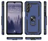 Multiple views of a blue smartphone case with a ring holder. Produktbild-Vorschau