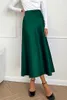 Damen Midi-Satinrock - Elegant und Lässig mit Hoher Taille, Produktbild-Vorschau 5