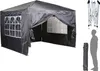 CHILLROI Faltpavillon Dachfläche 300 x 300 cm Anthrazit Produktbild-Vorschau 1