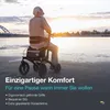 Helavo Outdoor Rollator mit Luftbereifung – Faltbarer Produktbild-Vorschau 4