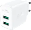 Acefast Power Ladegerät 2X Usb 18W Qc 3.0, Afc, Fcp Weiss Produktbild-Vorschau 2