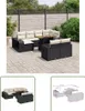 The Living Store 11-tlg. Garten-Sofagarnitur mit Kissen Produktbild-Vorschau 1