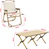 Gartenmöbelset ‘Botrugno’ 5-tlg. aus Textilgewebe Beige Produktbild-Vorschau 3