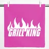 Huuraa Kissenbezug Grill King Flammen 40x40cm Fuchsia Produktbild-Vorschau 1