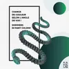 Serpente decorativo XL 80 cm, figura serpente snodabile 3D, Anteprima dell’immagine prodotto 2